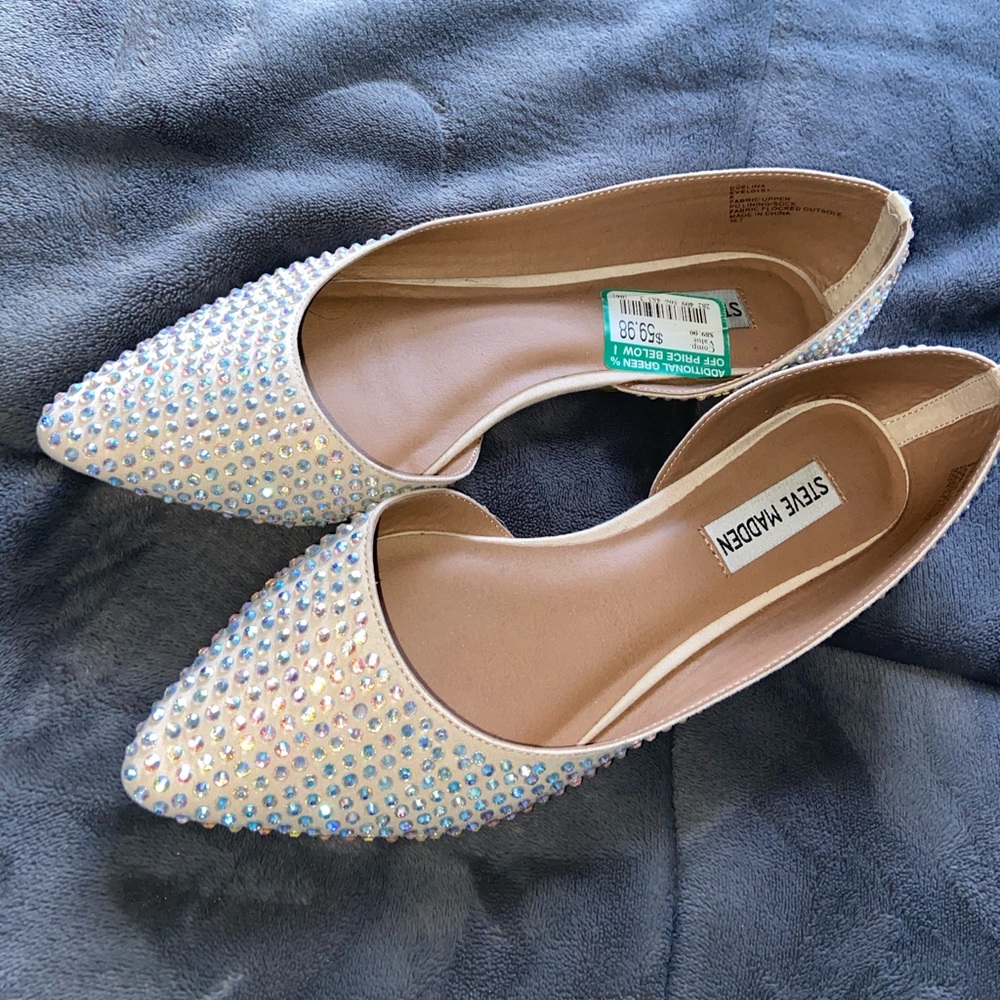Steve Madden bling flats
